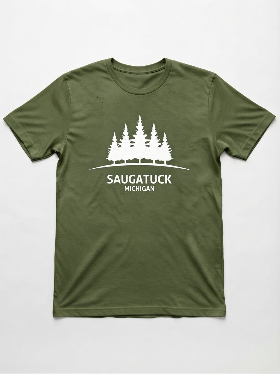 Graphic Tee- Saugatuck Tree Design #276
