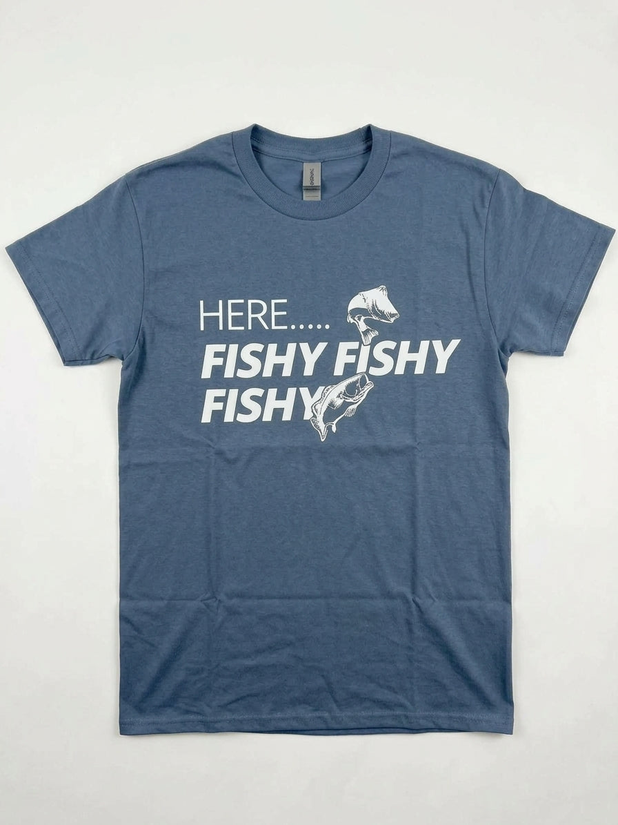 Graphic Tee - "Here Fishy Fishy Fishy"