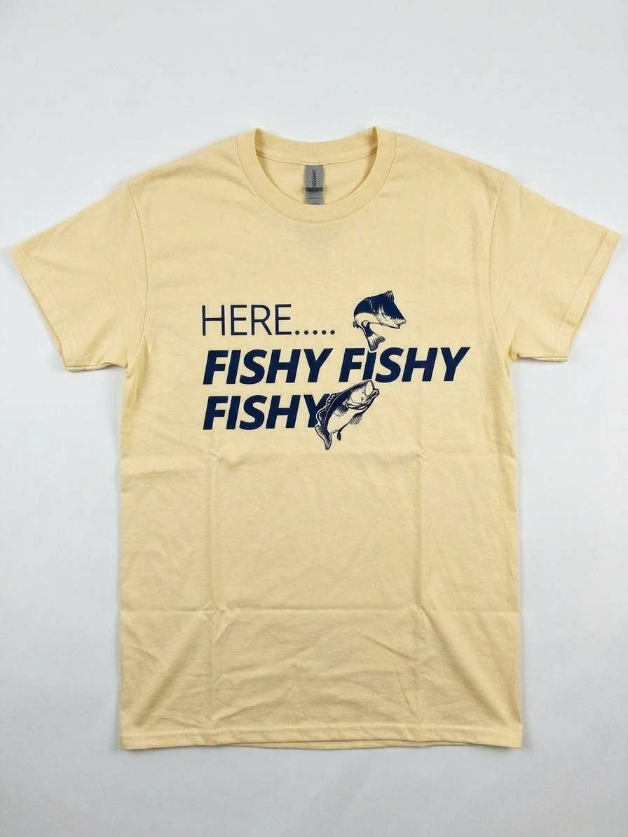 Graphic Tee - "Here Fishy Fishy Fishy"