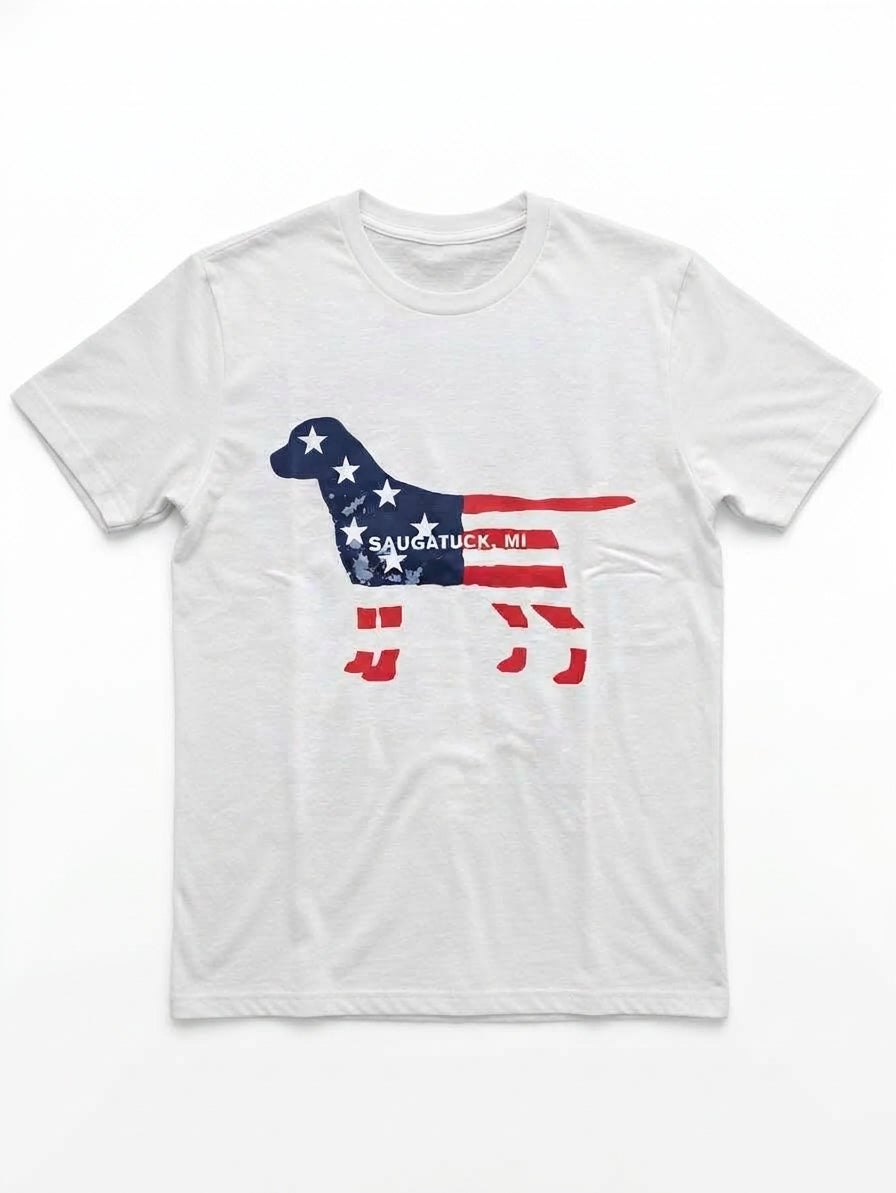 Graphic Tee- "USA Dog"