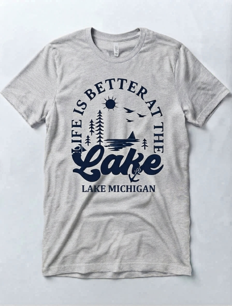 Graphic Tee- "Life Is Better At The Lake"