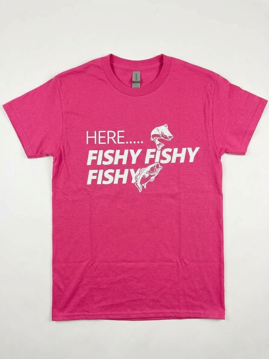 Graphic Tee - "Here Fishy Fishy Fishy"