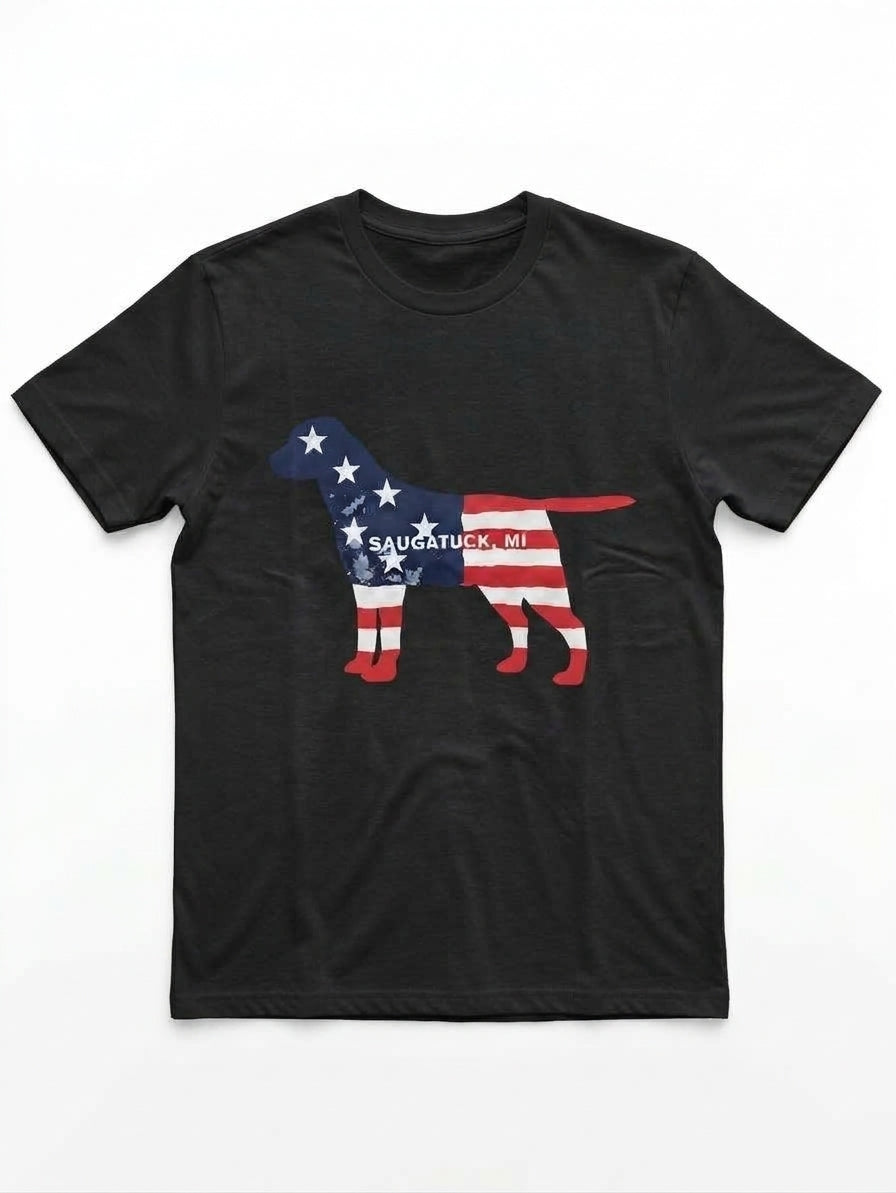 Graphic Tee- "USA Dog"