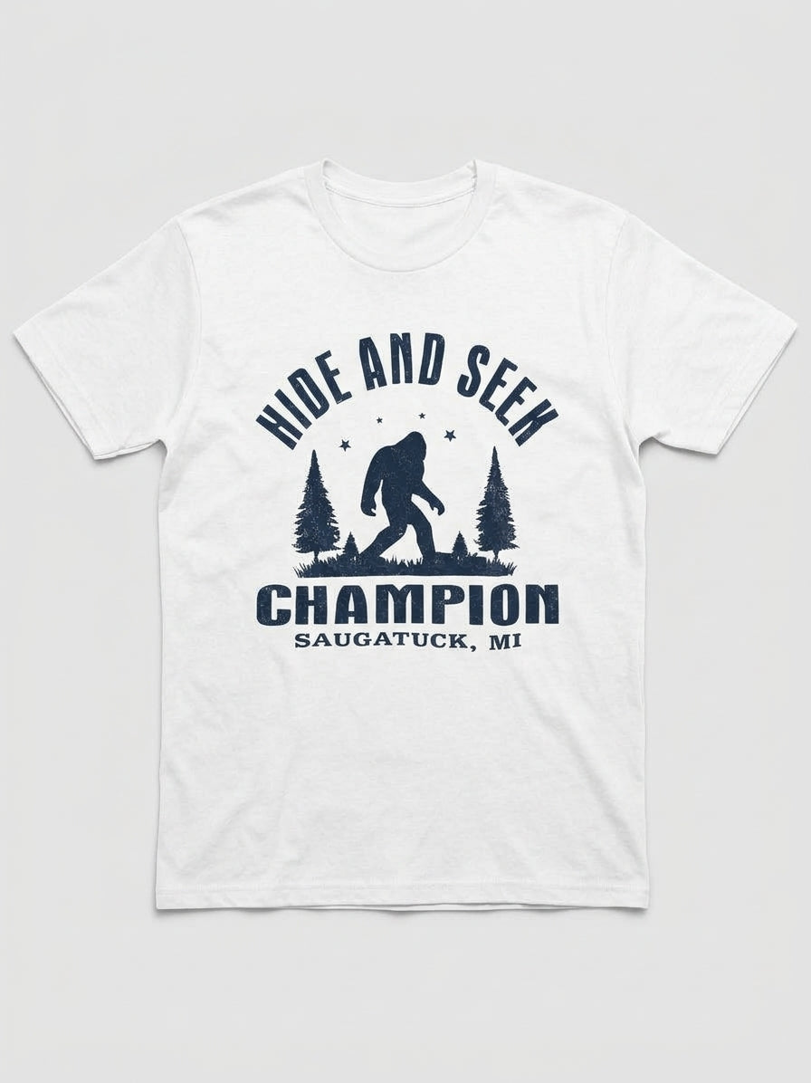 Graphic Tee- Bigfoot "Hide and Seek Champion"