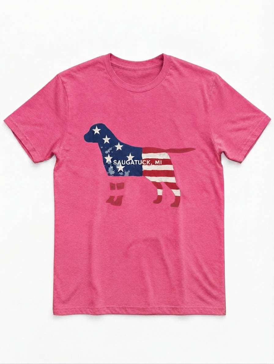 Graphic Tee- "USA Dog"