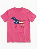 Graphic Tee- "USA Dog"
