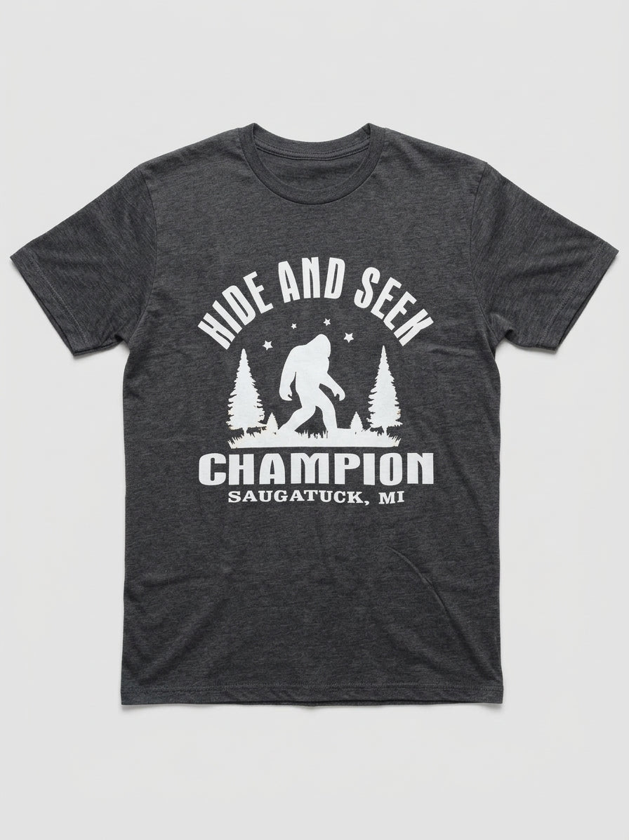 Graphic Tee- Bigfoot "Hide and Seek Champion"