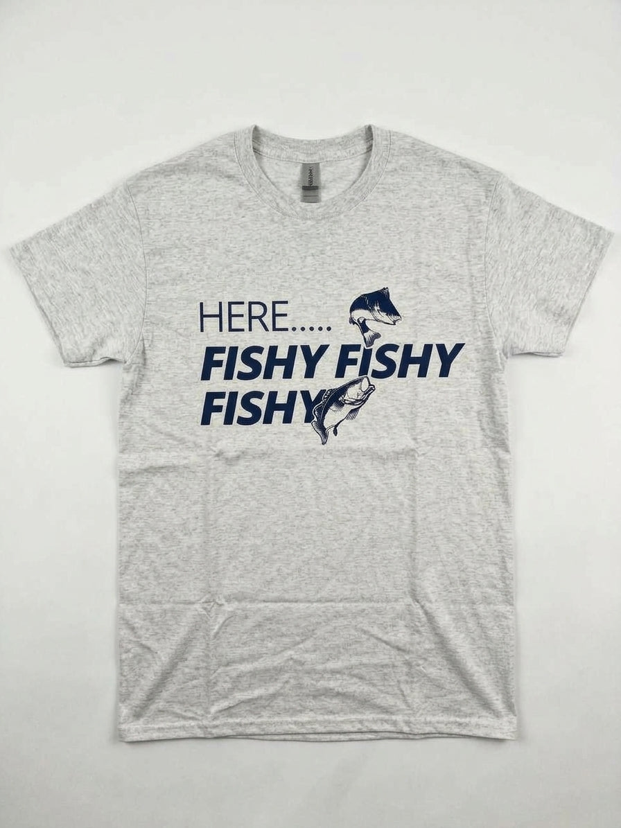 Graphic Tee - "Here Fishy Fishy Fishy"