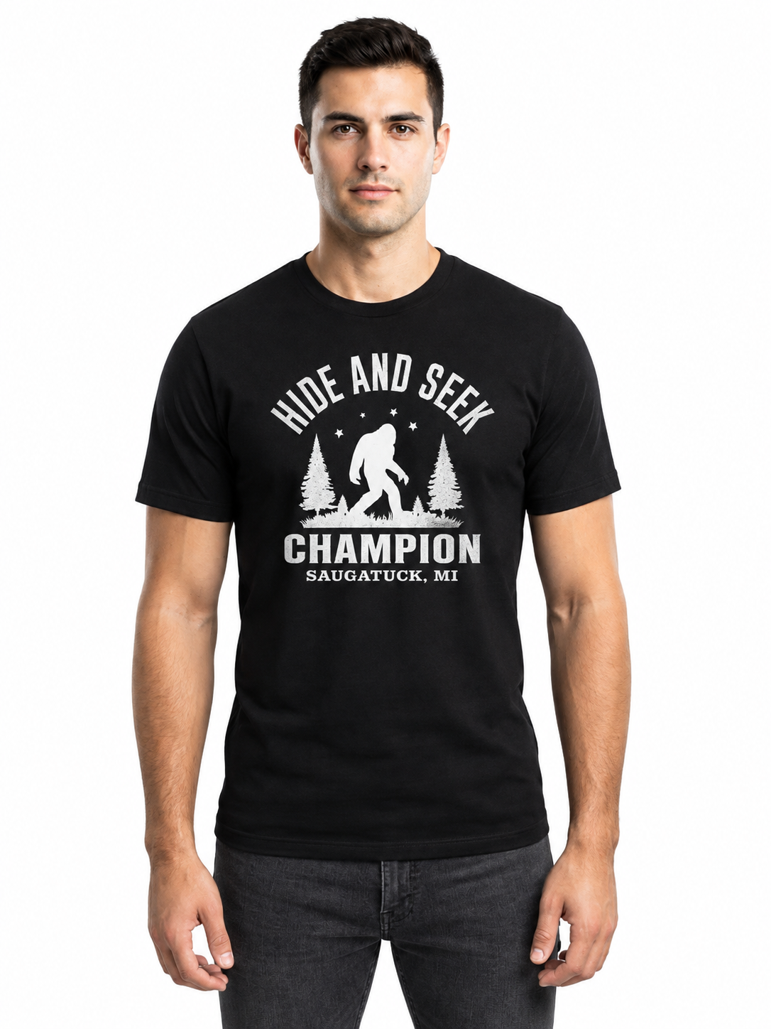 Graphic Tee- Bigfoot "Hide and Seek Champion"