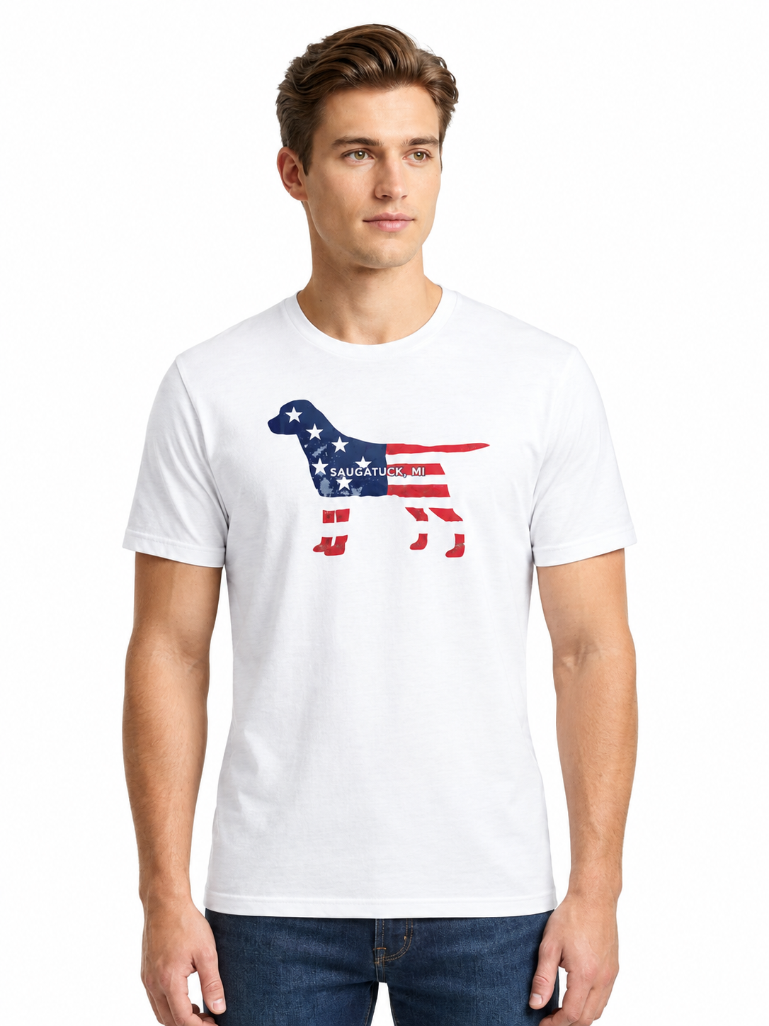 Graphic Tee- "USA Dog"