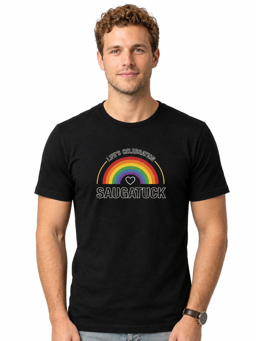 Graphic Tee - Saugatuck Rainbow Pride